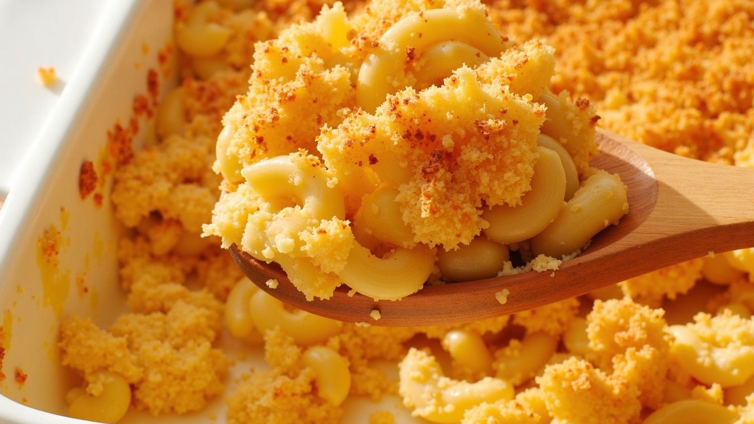 Cheesy Baked Mac & Cheese with Roasted Broccoli
