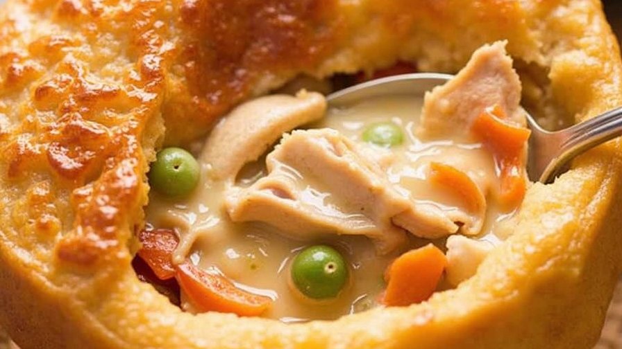 Hearty Chicken Pot Pie with Puff Pastry
