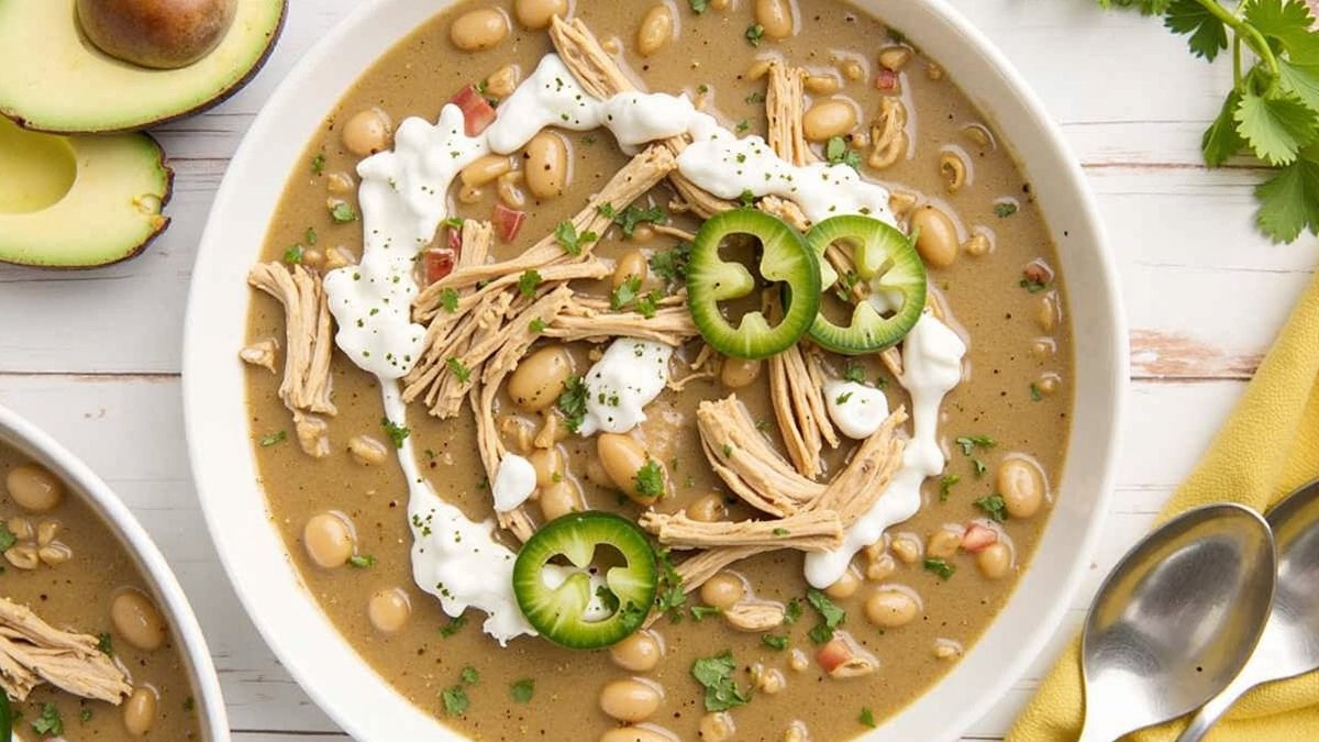 Hearty White Chicken & Bean Chili
