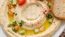 Loaded Hummus Power Bowl with Pita and Veggies