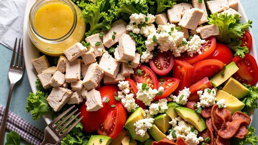 Hearty Low-Carb Cobb Salad Bowl