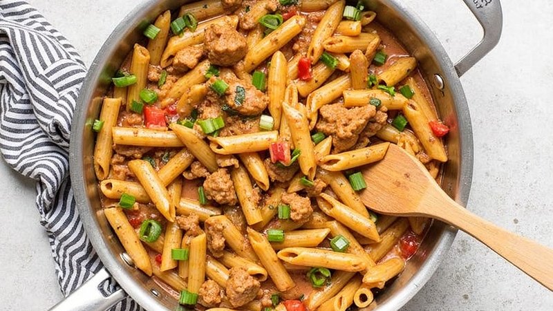 Big Batch Creamy Cajun Chicken Pasta for the Week