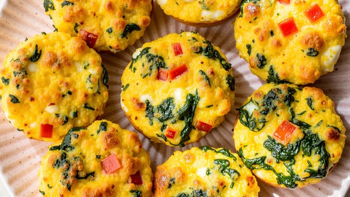 Protein-Packed Egg & Cottage Cheese Muffins