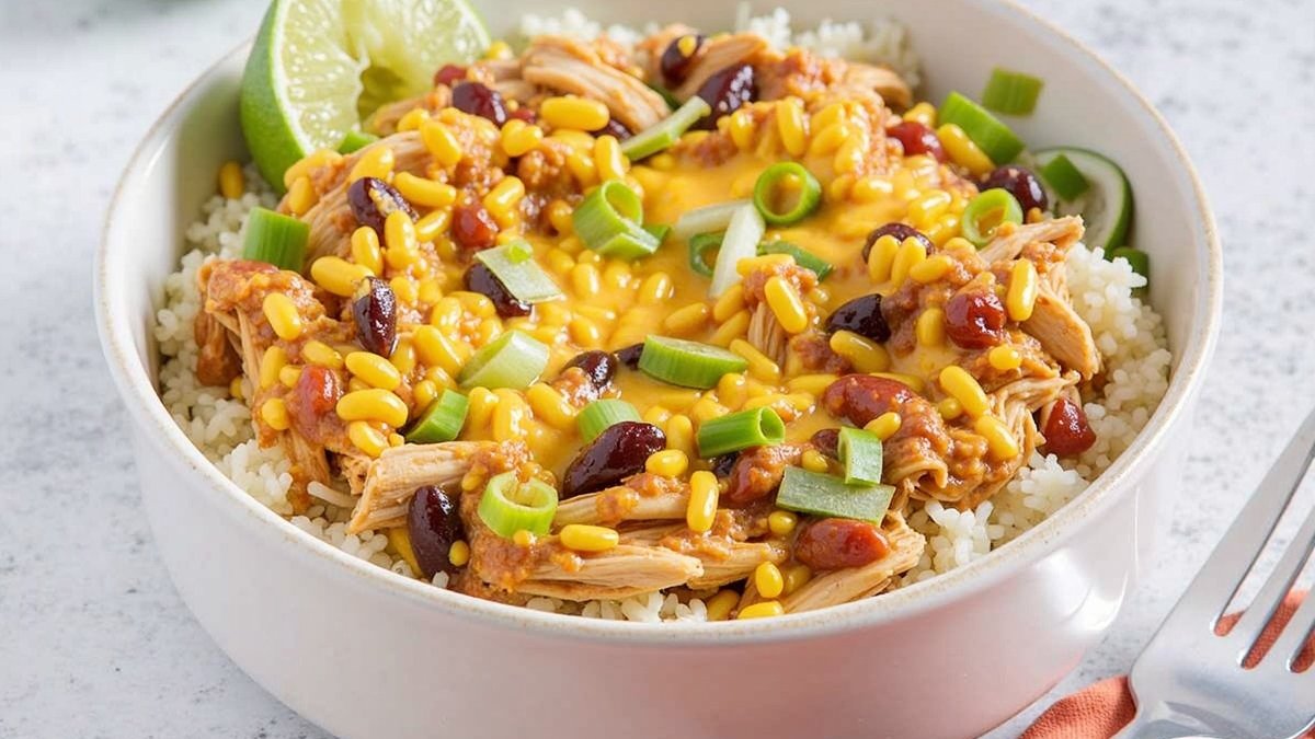 Slow Cooker Chicken Taco Meal Prep Bowls