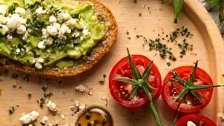 Za'atar Avocado Toast with Feta and Tomato