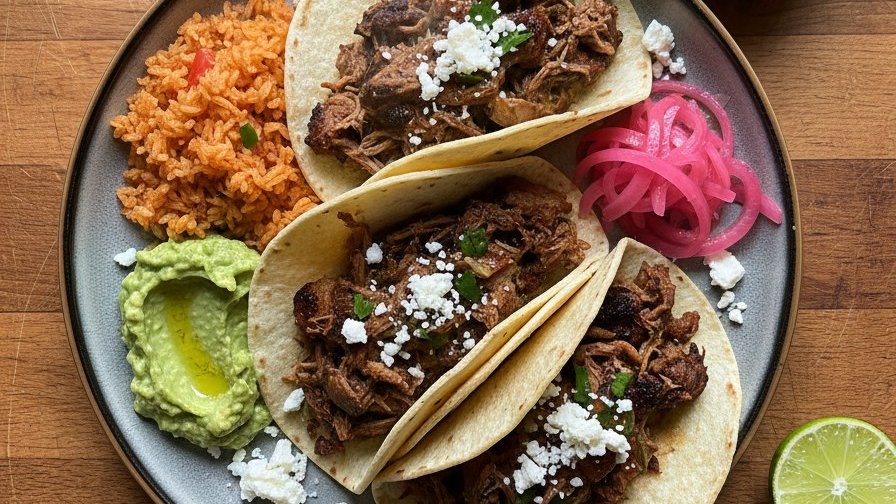 Spicy Lamb Barbacoa Tacos