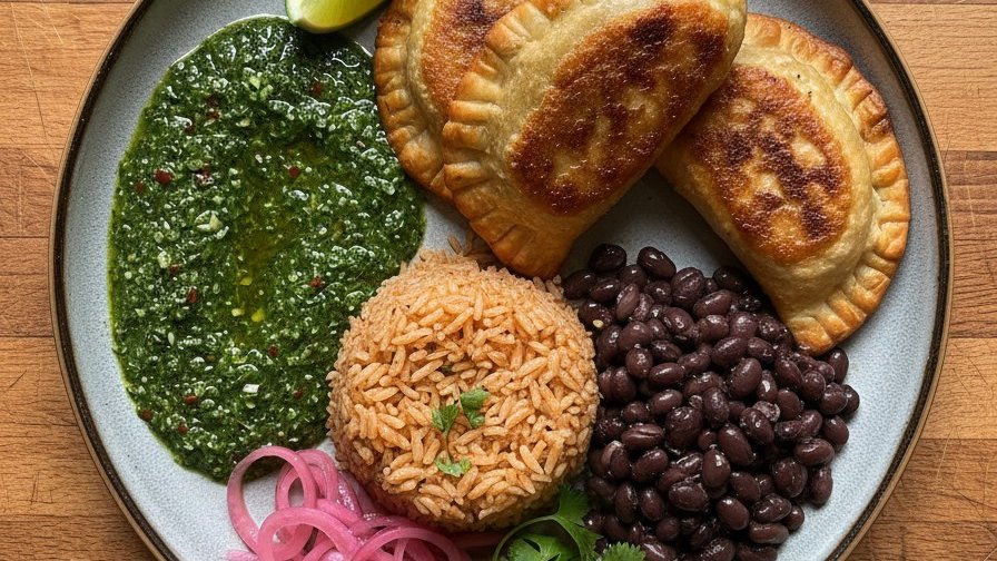 Crispy Beef Empanadas with Chimichurri