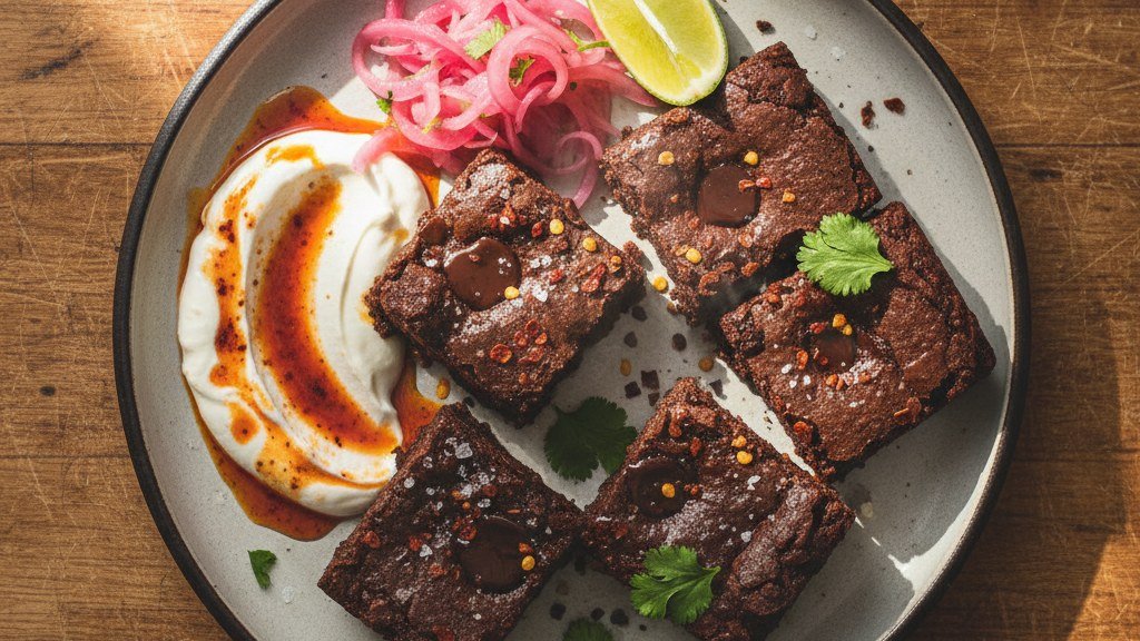 Spicy Chocolate Chile Brownies