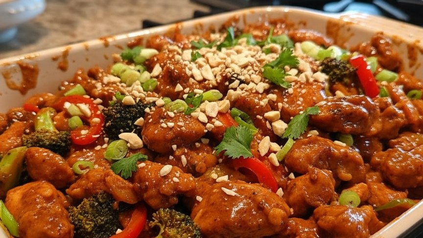 Spicy Peanut Chicken Stir-Fry