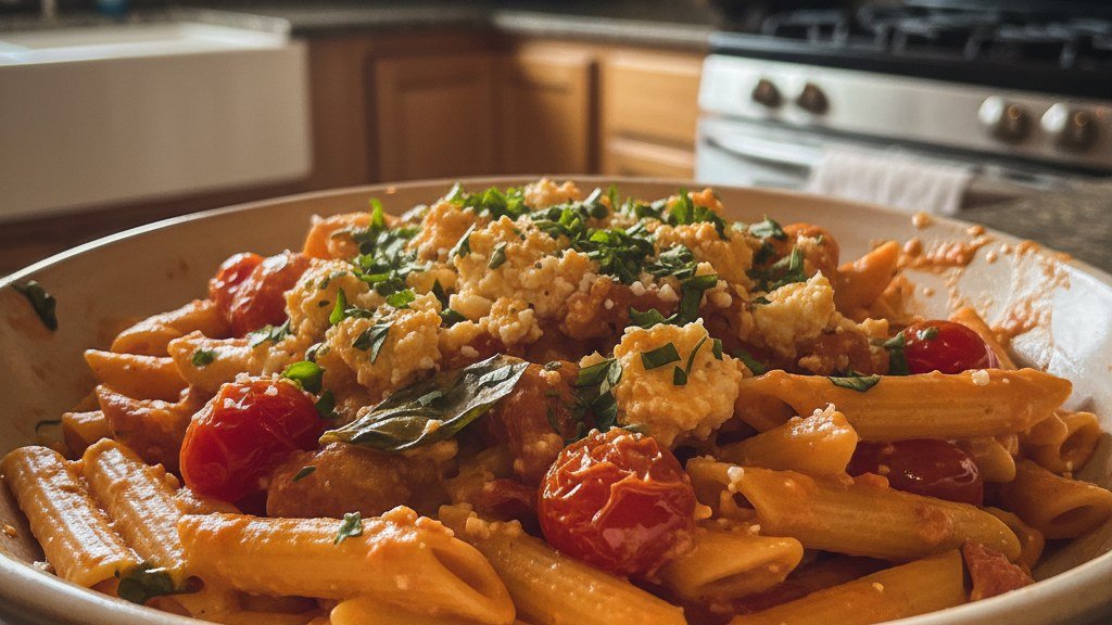 Creamy Baked Feta Pasta