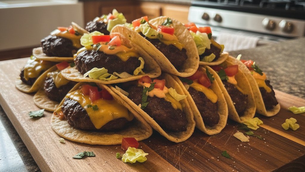 Smash Burger Tacos