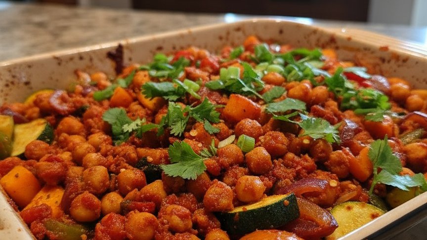 Harissa Chickpea & Veggie Bowls