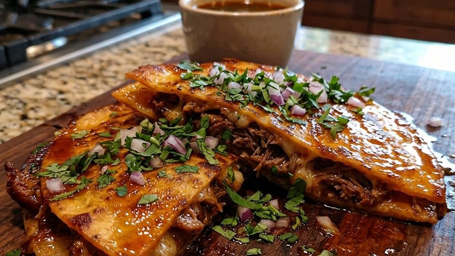 Crispy Birria Quesadilla