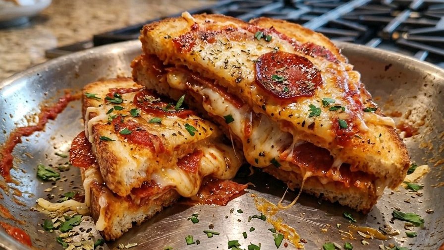 Pepperoni Pizza Grilled Cheese