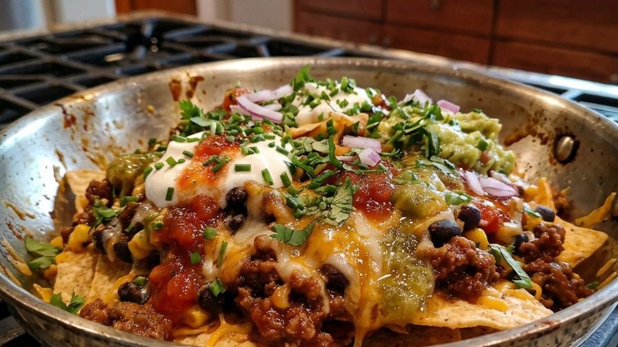 Smoky Black Bean Nachos